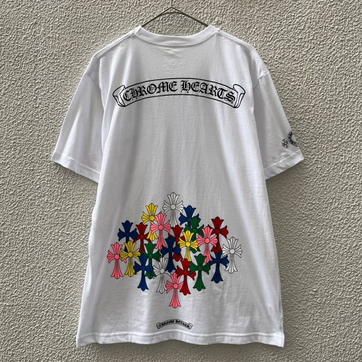 クロムハーツ マルチカラークロス TシャツLサイズ - Tシャツ 