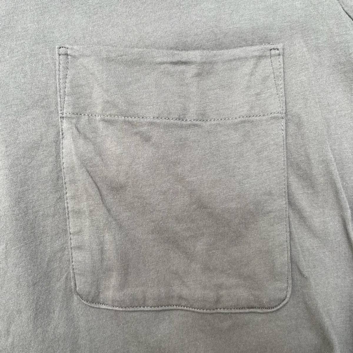 UNIQLO ユニクロ & LAMAIRE ルメール Lサイズ Tシャツ ビックポケット カーキ