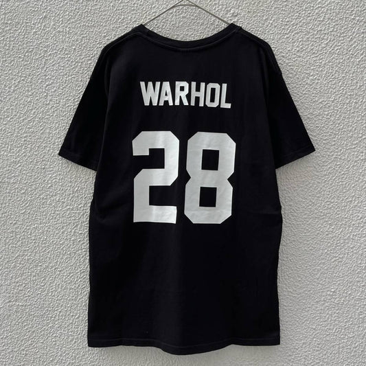 CLUB LES(ART)ISTS クラブレスアーティスト Mサイズ Tシャツ ナンバリング ウォーホル ブラック