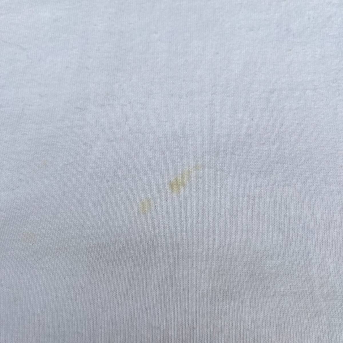 Rags McGREGOR ラグスマックレガー Mサイズ Tシャツ ジッパー 無地 ホワイト