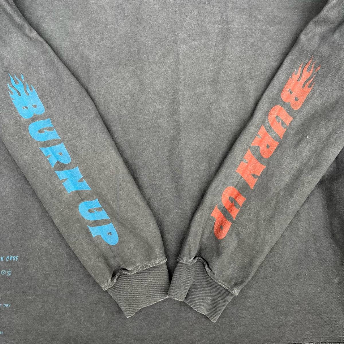 TAIN DOUBLE PUSH タインダブルプッシュ Lサイズ ロングスリーブTシャツ リバーシブル ブラック