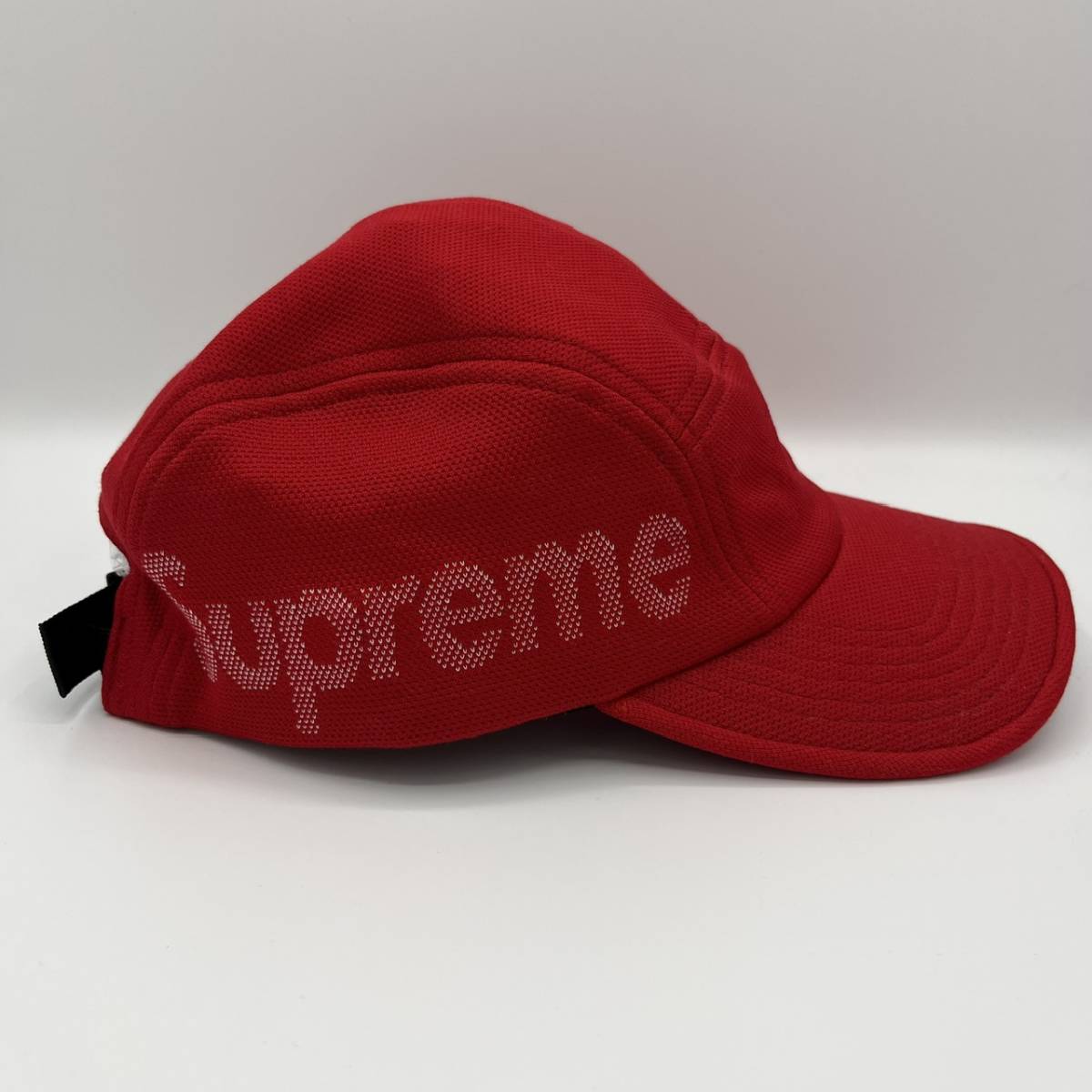Supreme シュプリーム サイドロゴ キャップ 帽子 スポーツキャップ レッド