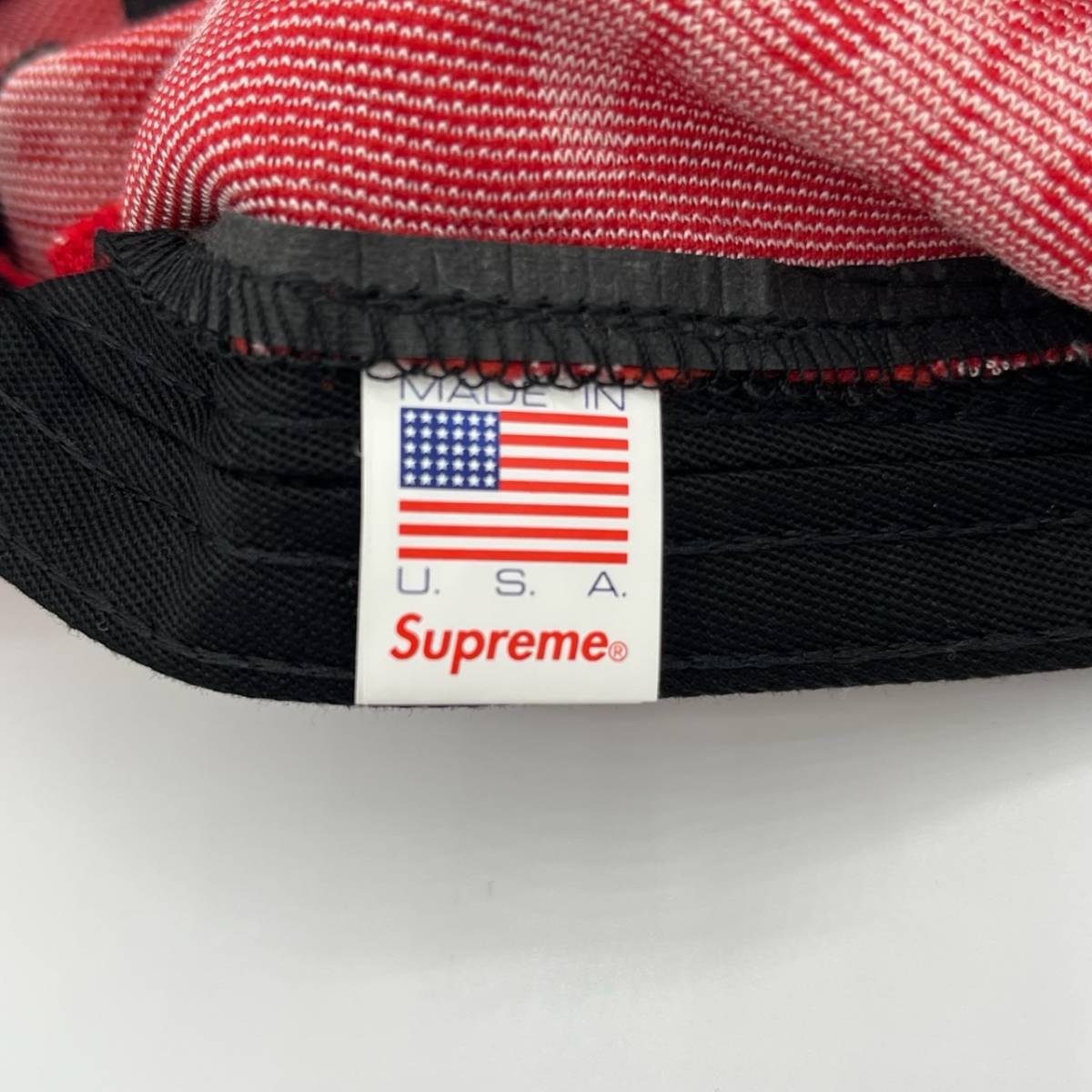 Supreme シュプリーム サイドロゴ キャップ 帽子 スポーツキャップ レッド