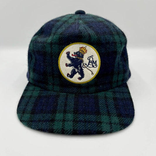 Gauntlets ガントレッツ ウールキャップ チェック キャップ 帽子 グリーン ブルー