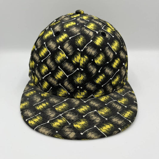 KENZO ケンゾー × NEW ERA ニューエラ キャップ チェック ロゴ 帽子 イエロー グレー