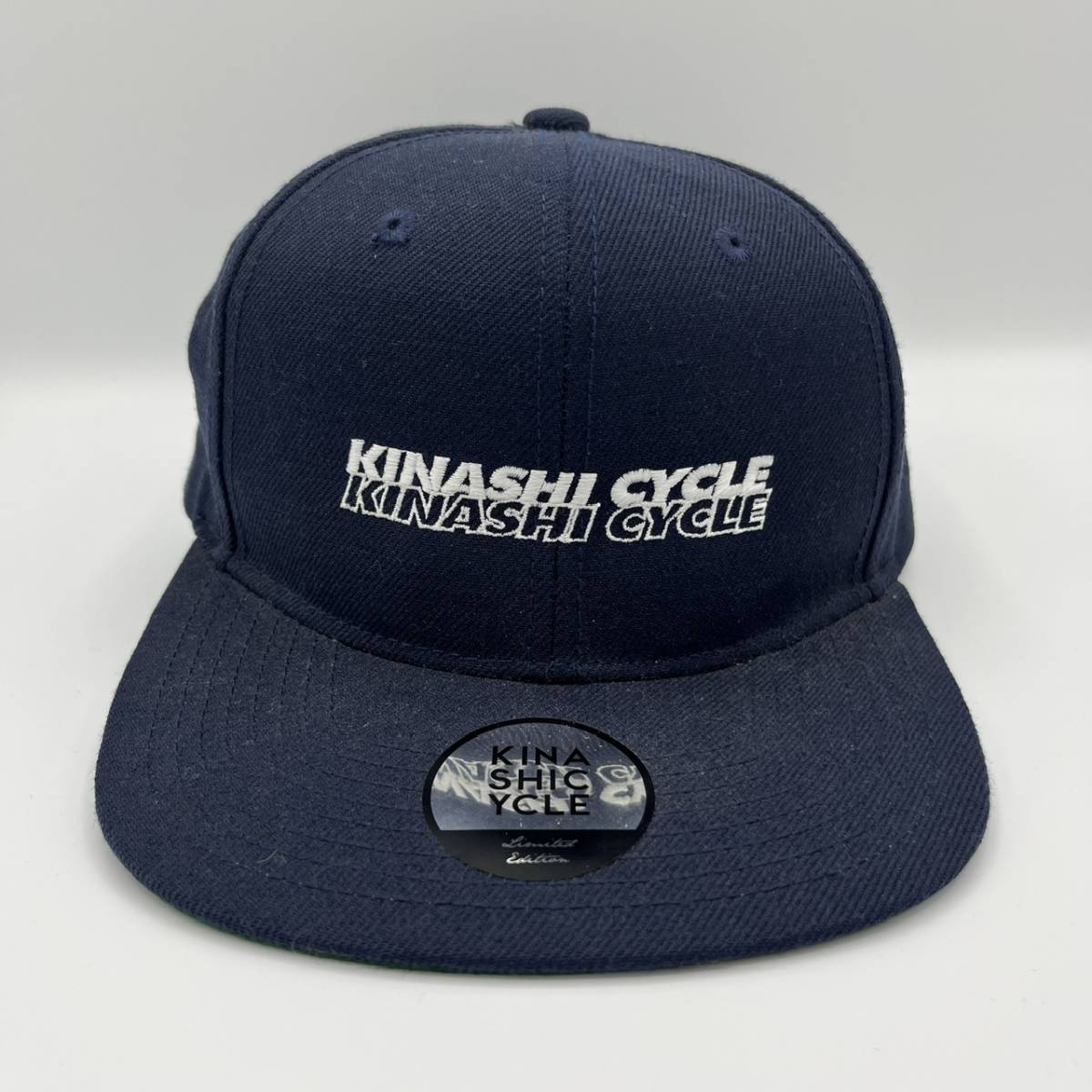 KINASHI CYCLE 木梨サイクル ロゴ ロー キャップ 帽子 ネイビー 木梨憲武 とんねるず