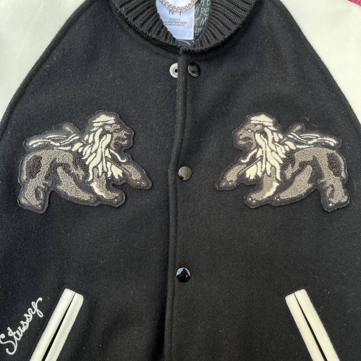 STUSSY ストゥーシー & BEDWIN & THE HEARTBREAKERS ベドウィンザハートブレイカーズ サイズ1 スタジアムジャンパー スタジャン