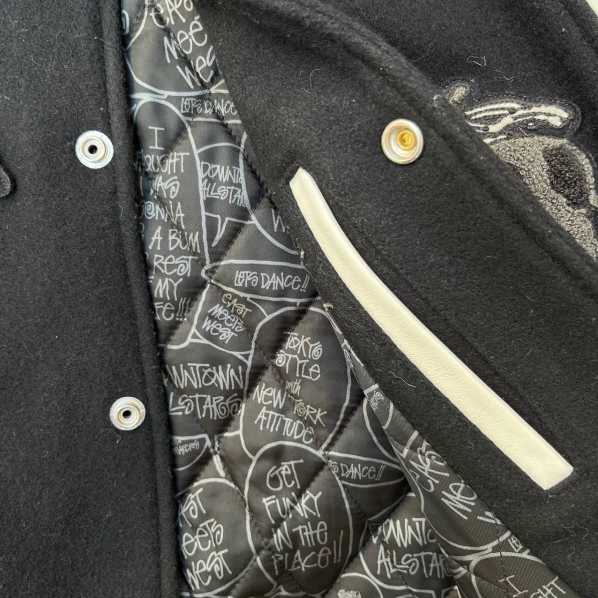 STUSSY ストゥーシー & BEDWIN & THE HEARTBREAKERS ベドウィンザハートブレイカーズ サイズ1 スタジアムジャンパー スタジャン