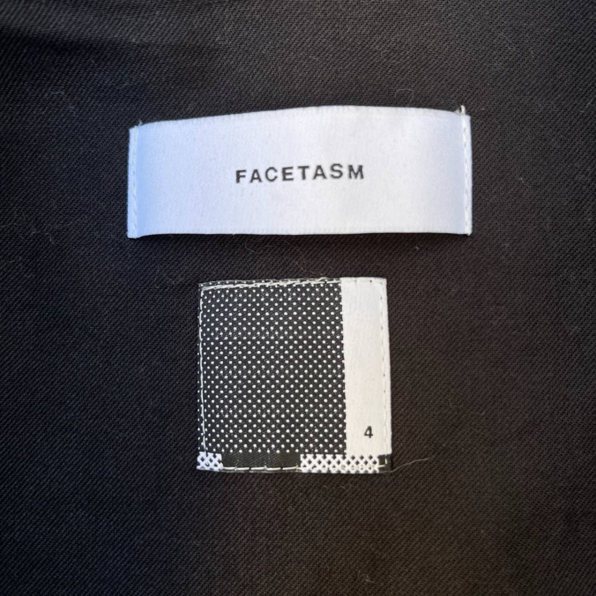 FACETASM ファセッタズム サイズ4 コーチジャケット イーグル ワッペン ブラック