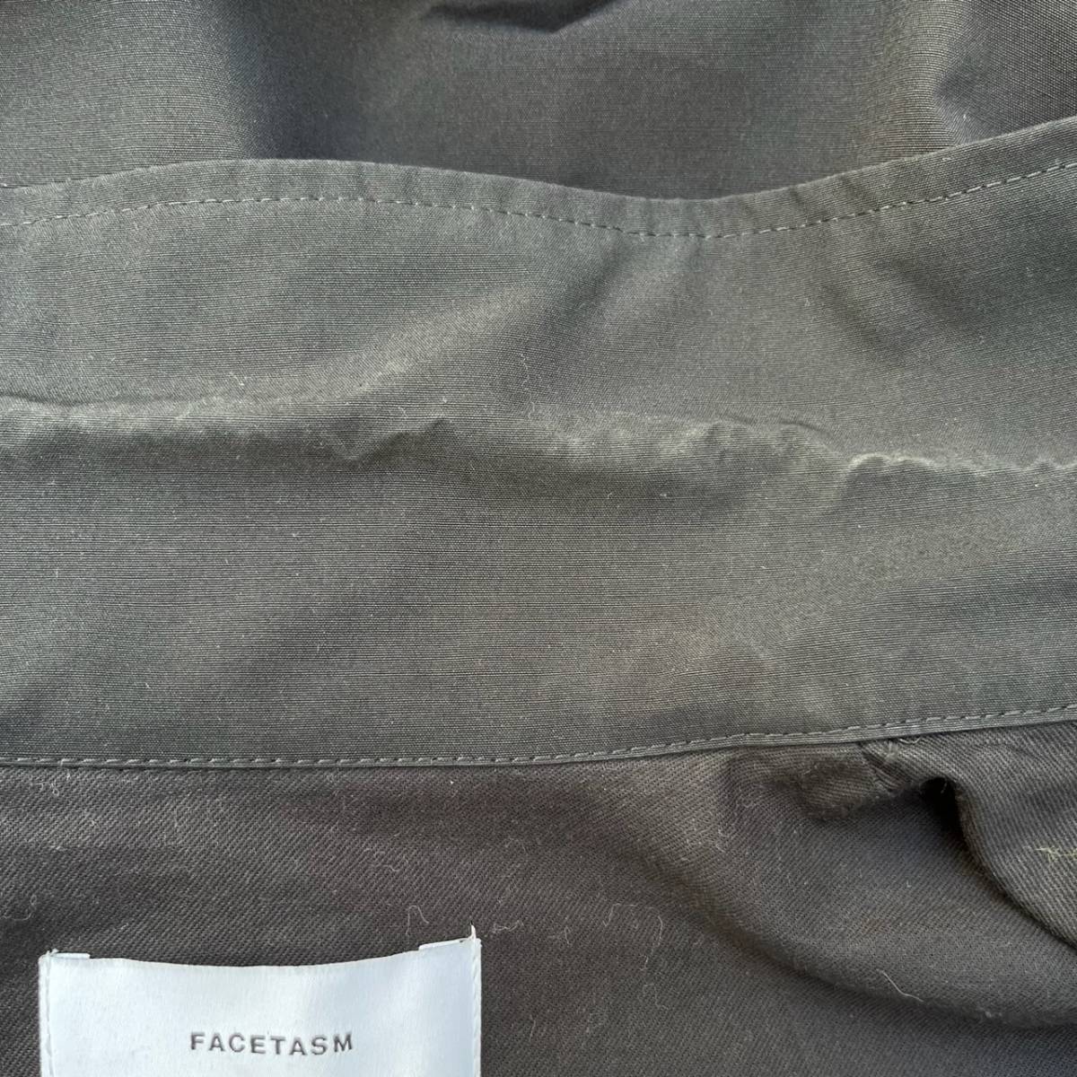 FACETASM ファセッタズム サイズ4 コーチジャケット イーグル ワッペン ブラック