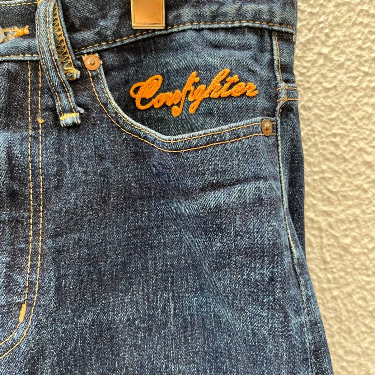COREFIGHTER コアファイター Sサイズ デニムパンツ ストレート インディゴ