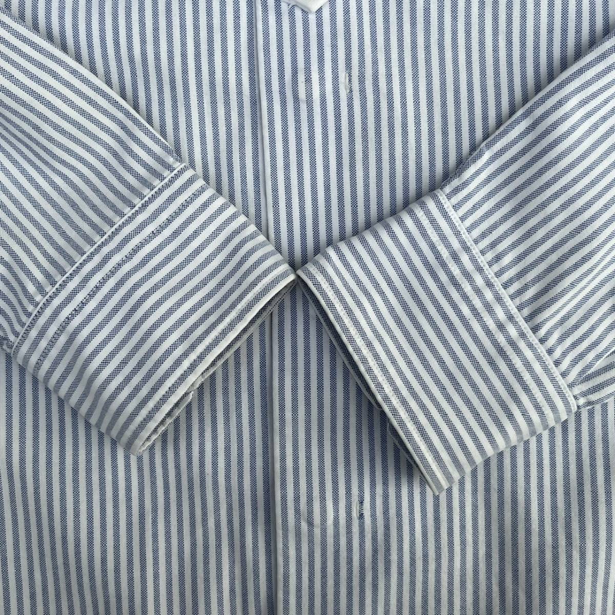 uniform experiment ユニフォームエクスペリメント サイズ1 ストライプ 長袖シャツ ブルー