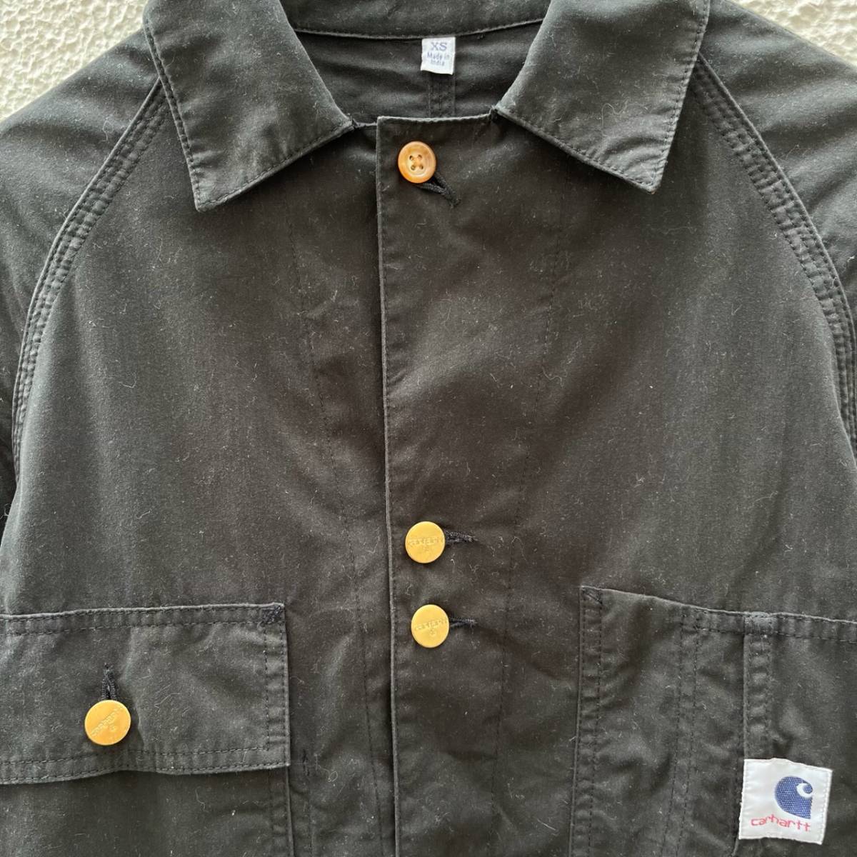 Carhartt カーハート XSサイズ カバーオール ジャケット ブラック