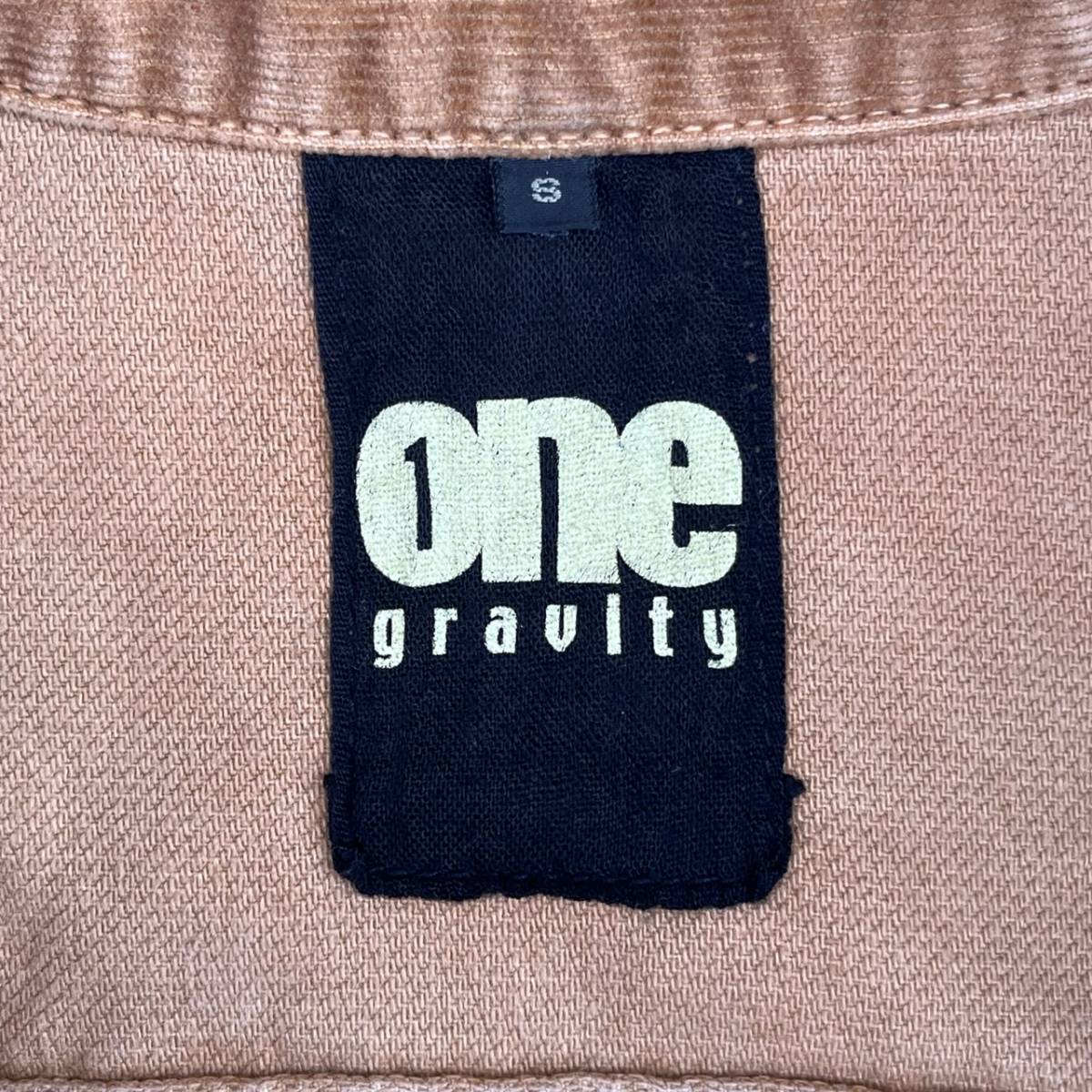 one gravity ワングラビティ Sサイズ コーデュロイジャケット ブラウン