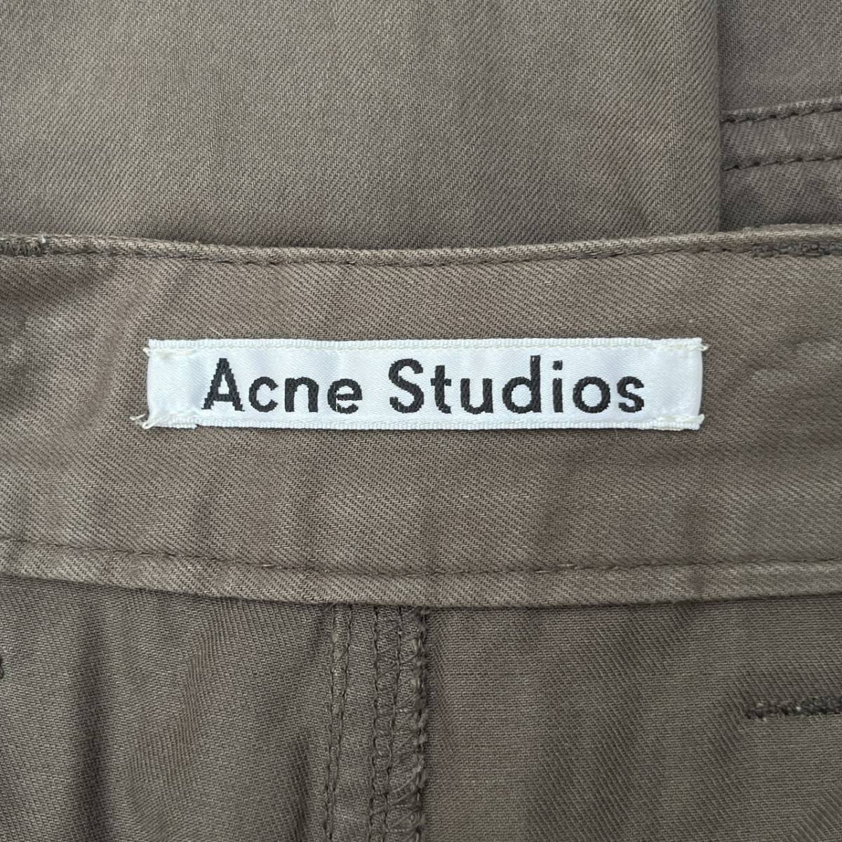 Acne Studios アクネストゥディオズ サイズ46 カーゴパンツ ワークパンツ カーキ