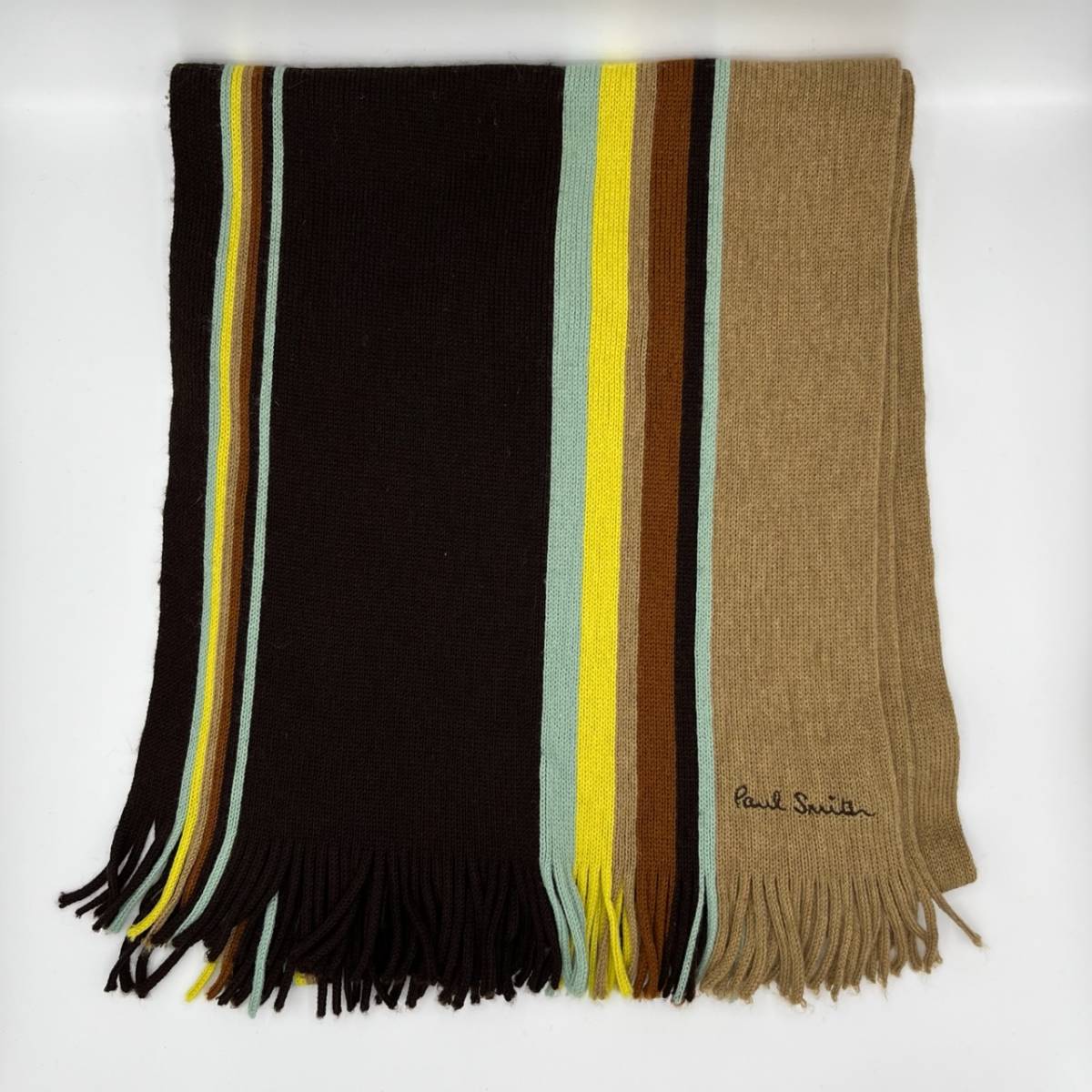 Paul Smith ポールスミス マフラー ストライプ ウール