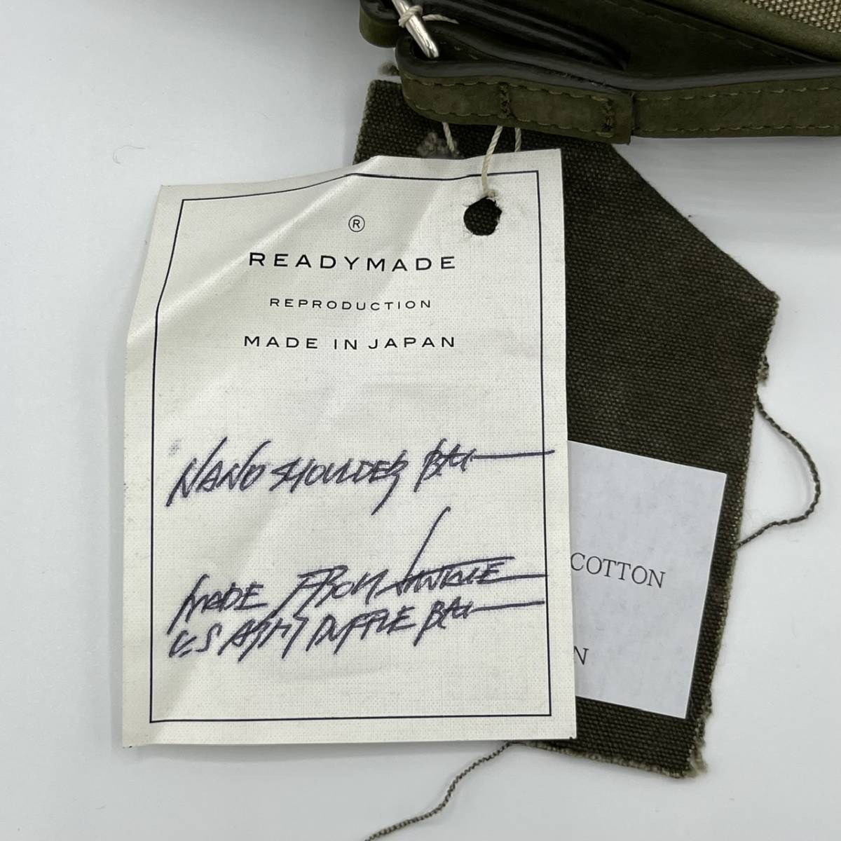 新品 READYMADE レディメイド NANO SHOULDER BAG ショルダーバッグ ポーチ カーキ