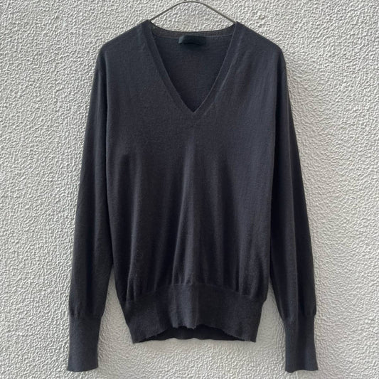 Alexander McQueen アレキサンダーマックイーン Sサイズ Vネック セーター カシミア スミクロ