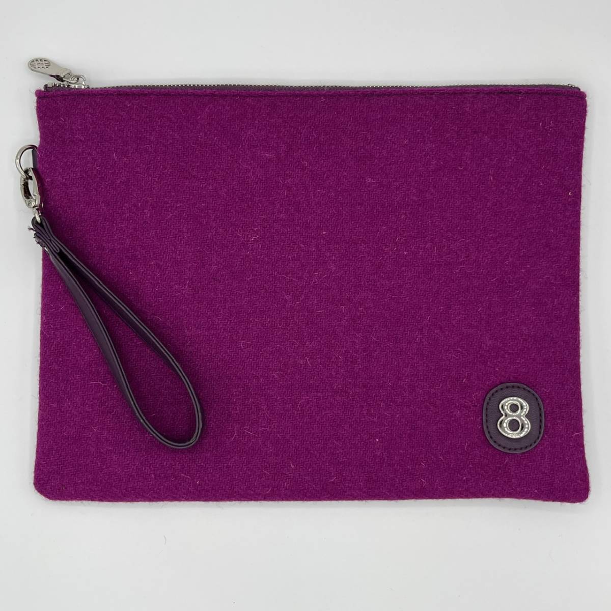 未使用品 muta ムータ × Harris Tweed ハリスツイード クラッチバック 鞄 ハンドバック ピンク