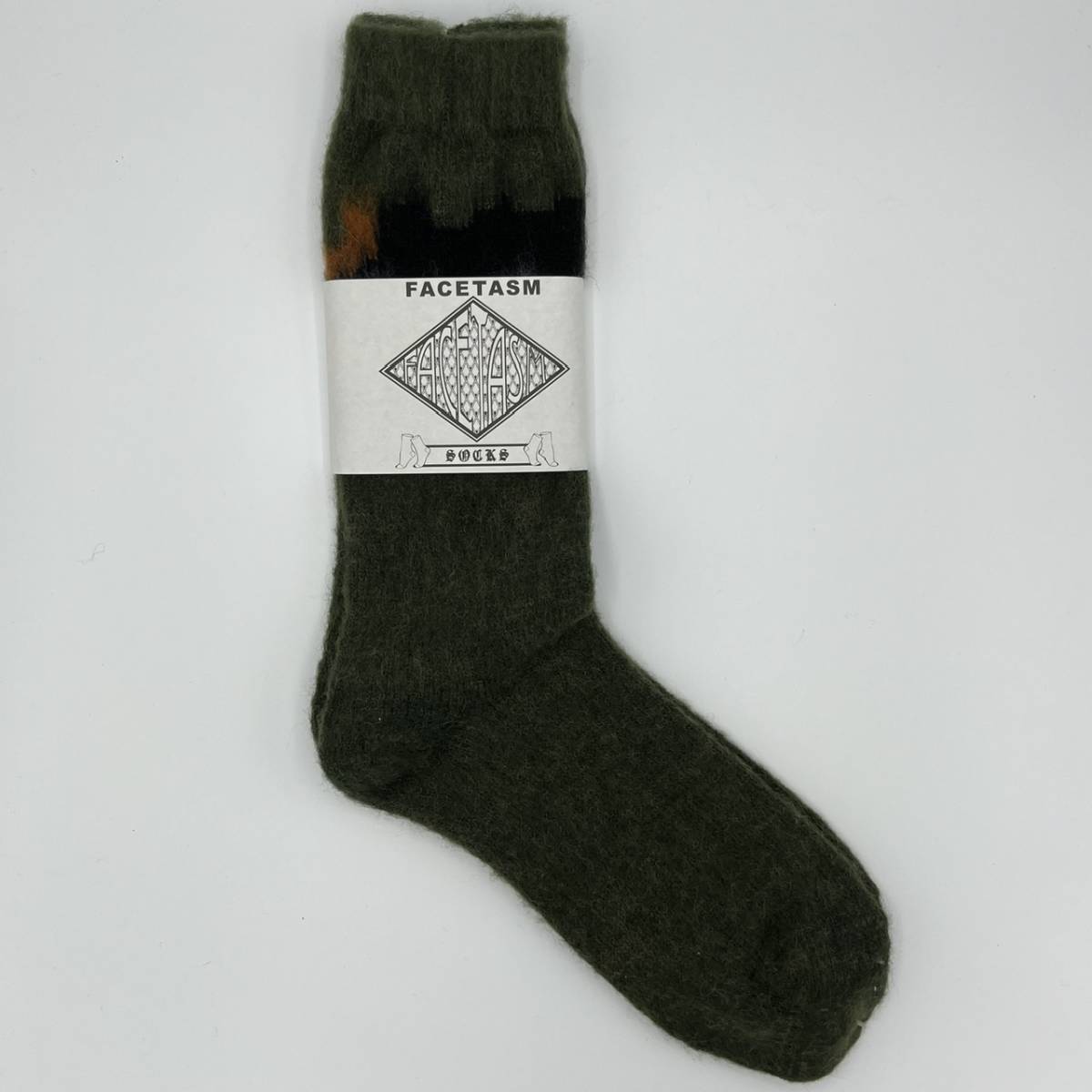 新品 FACETASM ファセッタズム MOHAIR SOCKS モヘアソックス 靴下 グリーン