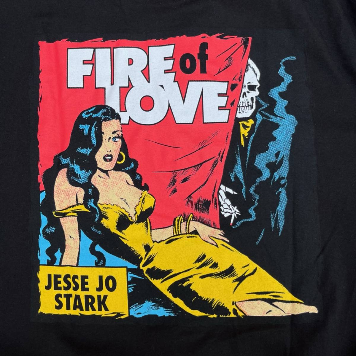 新品 JESSE JO STARK ジェシージョースターク Lサイズ DEADLY DOLL Tシャツ プリント クロムハーツ ブラック