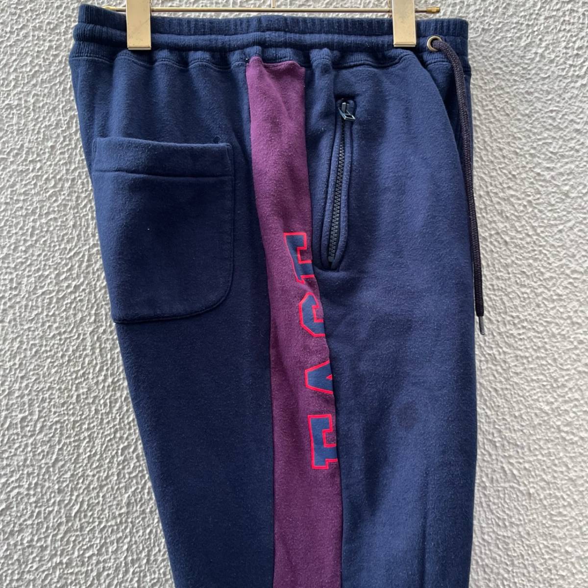 FACETASM ファセッタズム サイズ3 スウェットパンツ サイドライン ネイビー