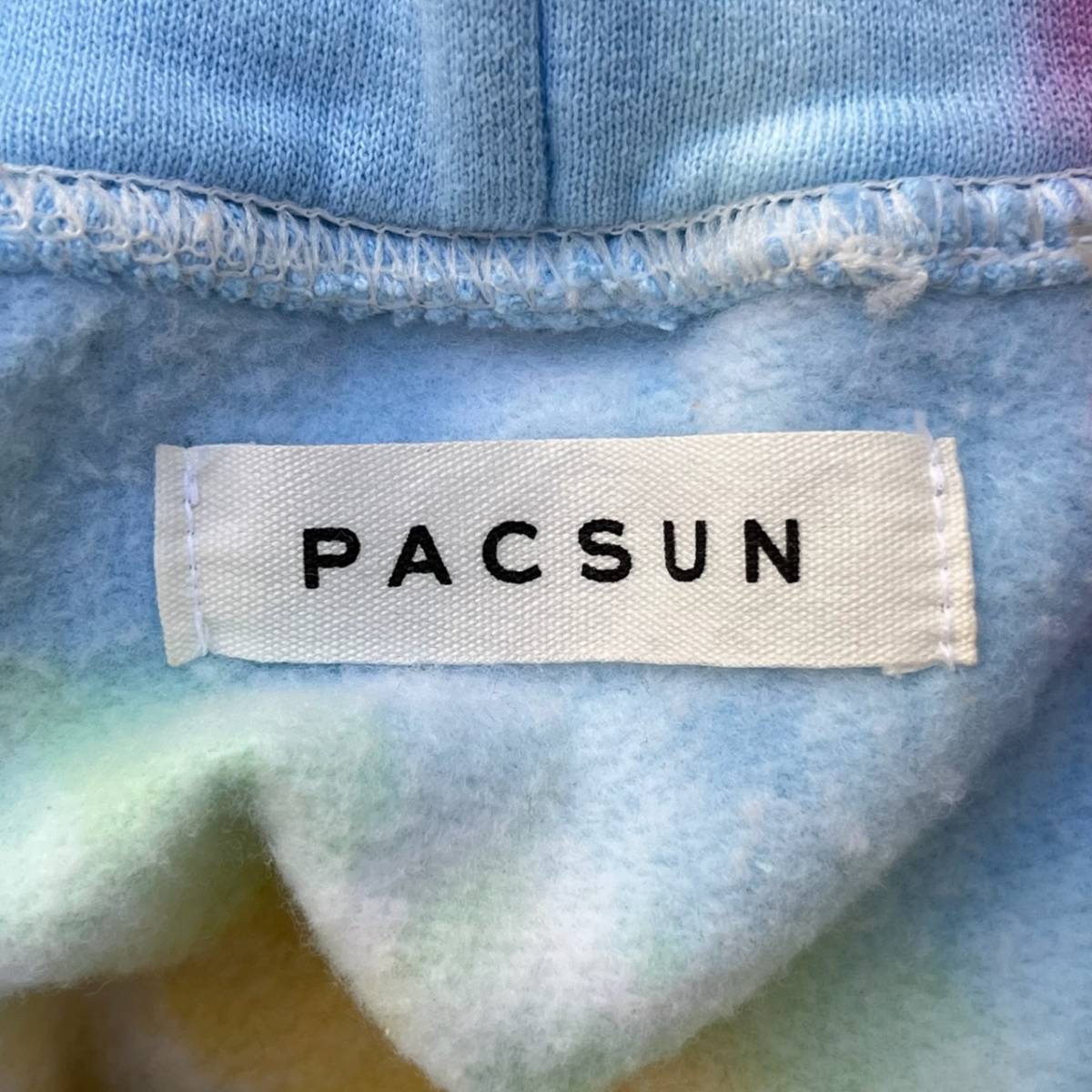 PACSUN パクサン Sサイズ パーカー フーディ マルチカラー ダイダイ