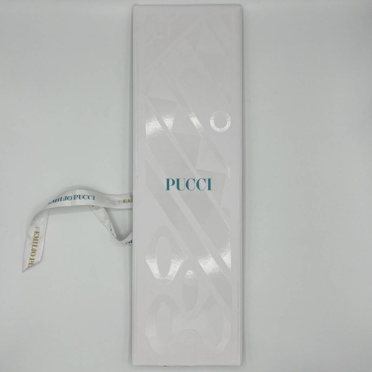 新品 EMILIO PUCCI エミリオプッチ ネクタイ レギュラータイ 絹 シルク ブルー 総柄