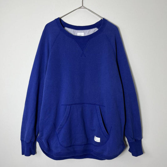Name. ネーム サイズ1 スウェット トレーナー ジップ ポケット ブルー ネイビー