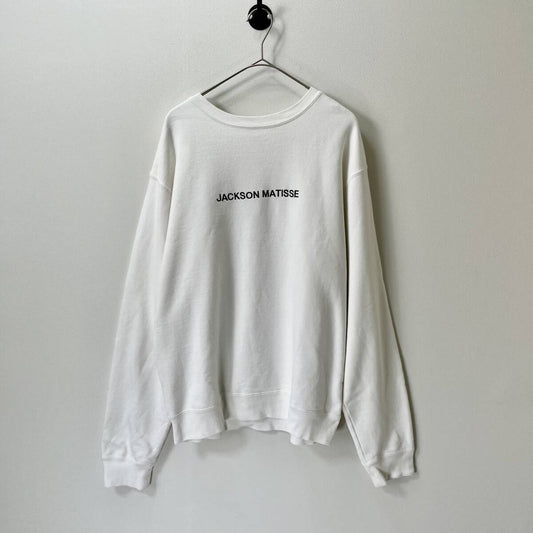 JACKSON MATISSE ジャクソンマティス Lサイズ スウェット トレーナー 長袖 ロゴ オフホワイト