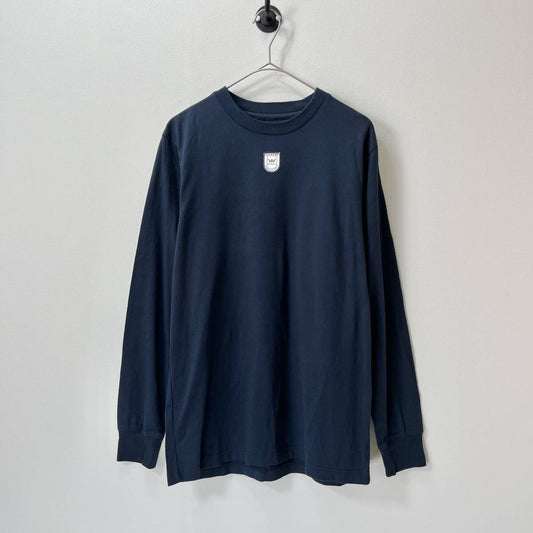 SUPREME シュプリーム Sサイズ ロングスリーブTシャツ ロゴ ロンT ネイビー