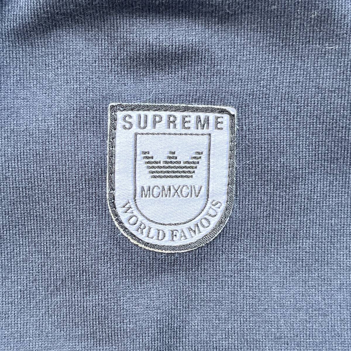 SUPREME シュプリーム Sサイズ ロングスリーブTシャツ ロゴ ロンT ネイビー