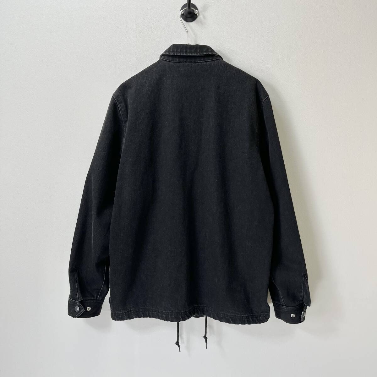 Supreme シュプリーム Sサイズ アーチロゴ デニムジャケット デニムコーチジャケット ブラック
