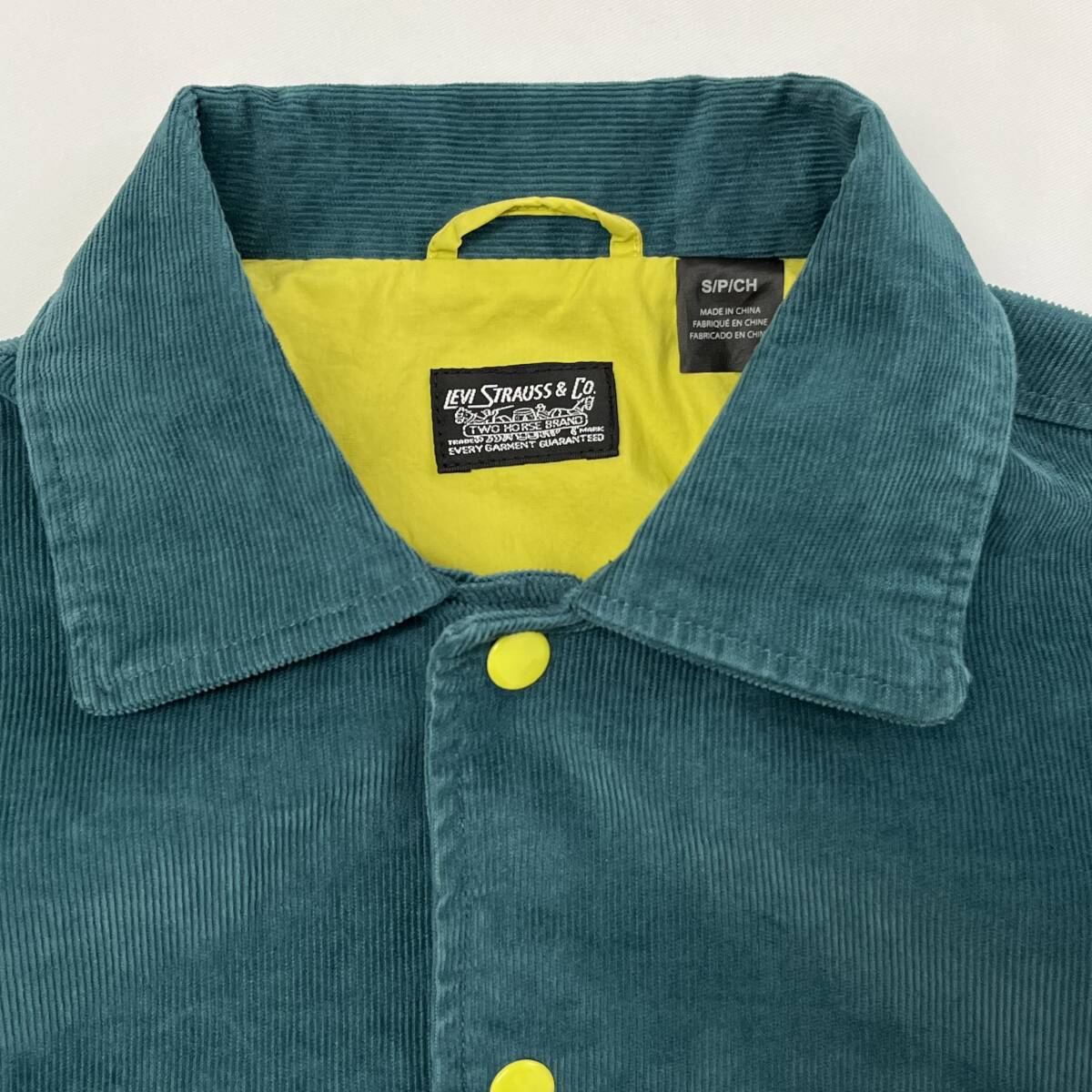 Levi’s リーバイス Sサイズ SKATE VARSITY ジャケット WARM CABERNET コーデュロイジャケット グリーン