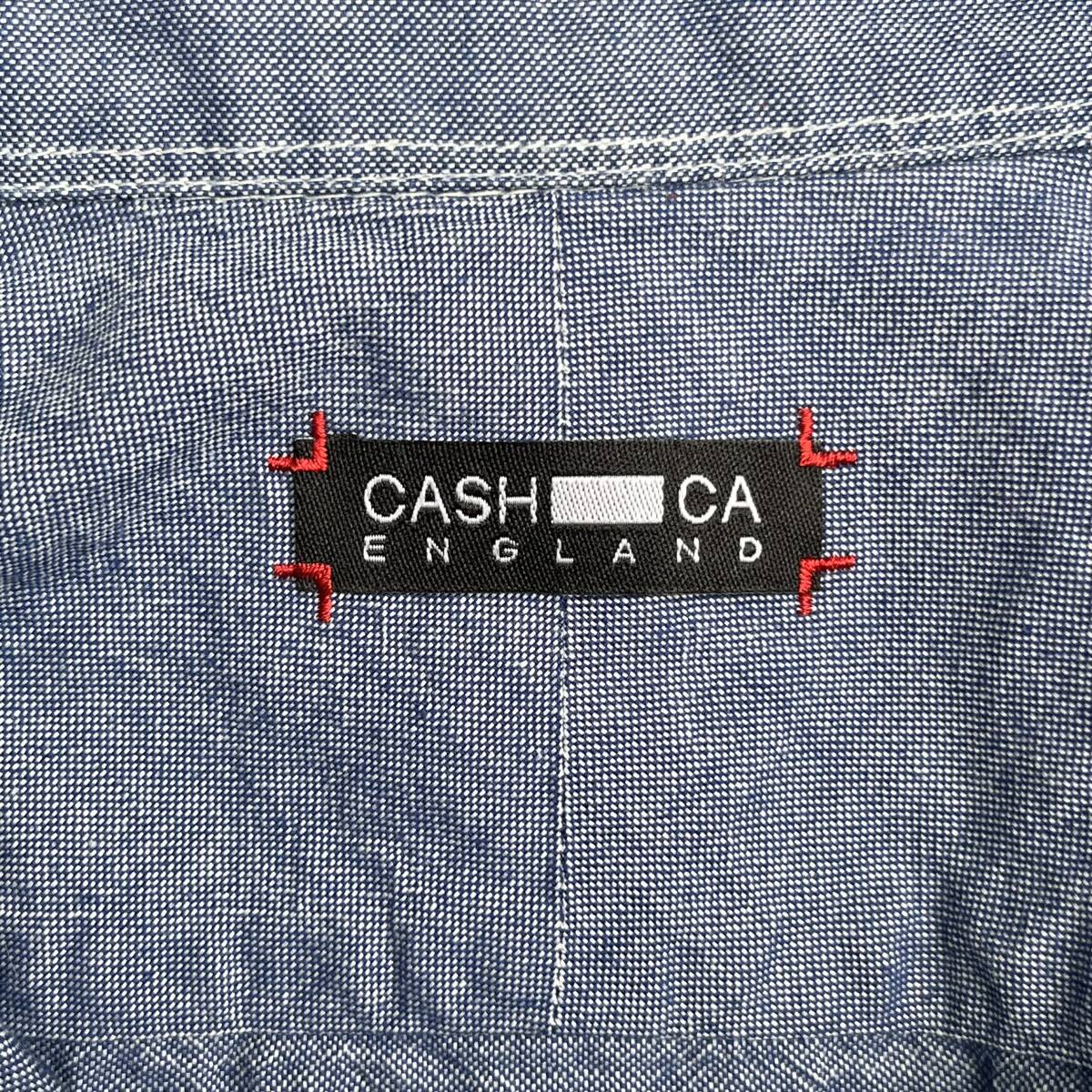 CASH CA カシュカ Sサイズ チェック 切替 長袖 シャツ