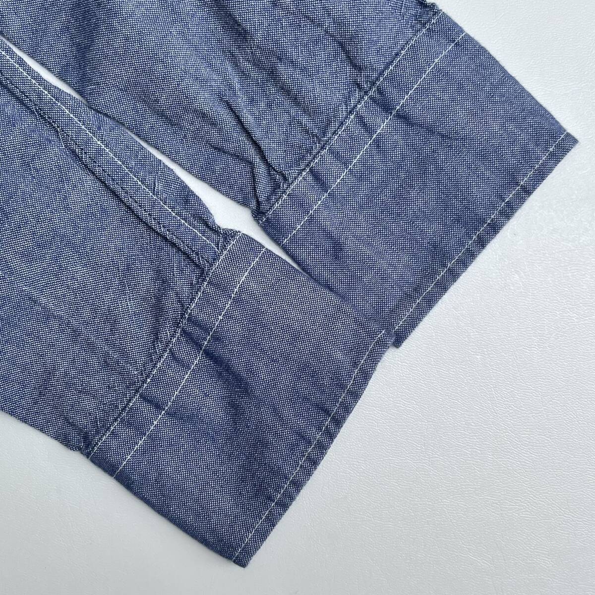 CASH CA カシュカ Sサイズ チェック 切替 長袖 シャツ