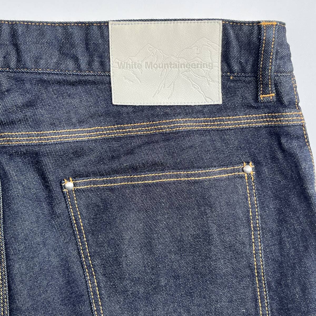 White Mountaineering ホワイトマウンテニアリング サイズ2 デニムパンツ スリム インディゴ