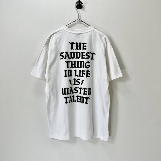 BALABUSHKA REMNANTS バラブシュカレムナンツ サイズ3 Tシャツ バックプリント ワンポイント 半袖 ホワイト