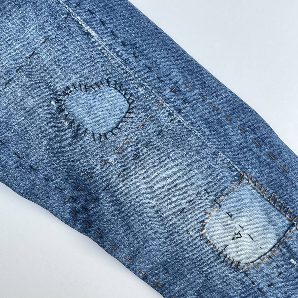 Levi’s リーバイス W29 L32 Vintage Clothing 1947年モデル 501XX復刻 デニムパンツ ストレート インディゴ リペア