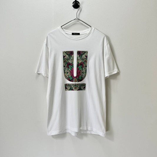 UNDERCOVERISM アンダーカバーイズム Mサイズ Uロゴ Tシャツ 半袖 花柄 ホワイト