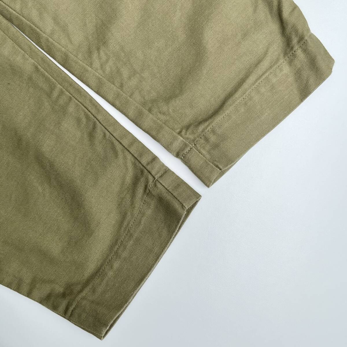 WTAPS ダブルタップス サイズ1 SHINOBI TROUSERS シノビ トラウザーパンツ ツータック カーキ 212GWDT-PTM01