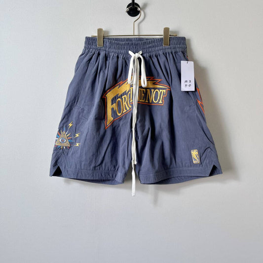 未使用品 MAYO メイヨー Lサイズ Thunder Embroidery Shorts ショーツ ハーフパンツ サンダー 刺繍 ネイビー 23MY-PT16 タグ付き
