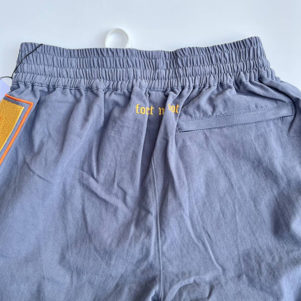 未使用品 MAYO メイヨー Lサイズ Thunder Embroidery Shorts ショーツ ハーフパンツ サンダー 刺繍 ネイビー 23MY-PT16 タグ付き