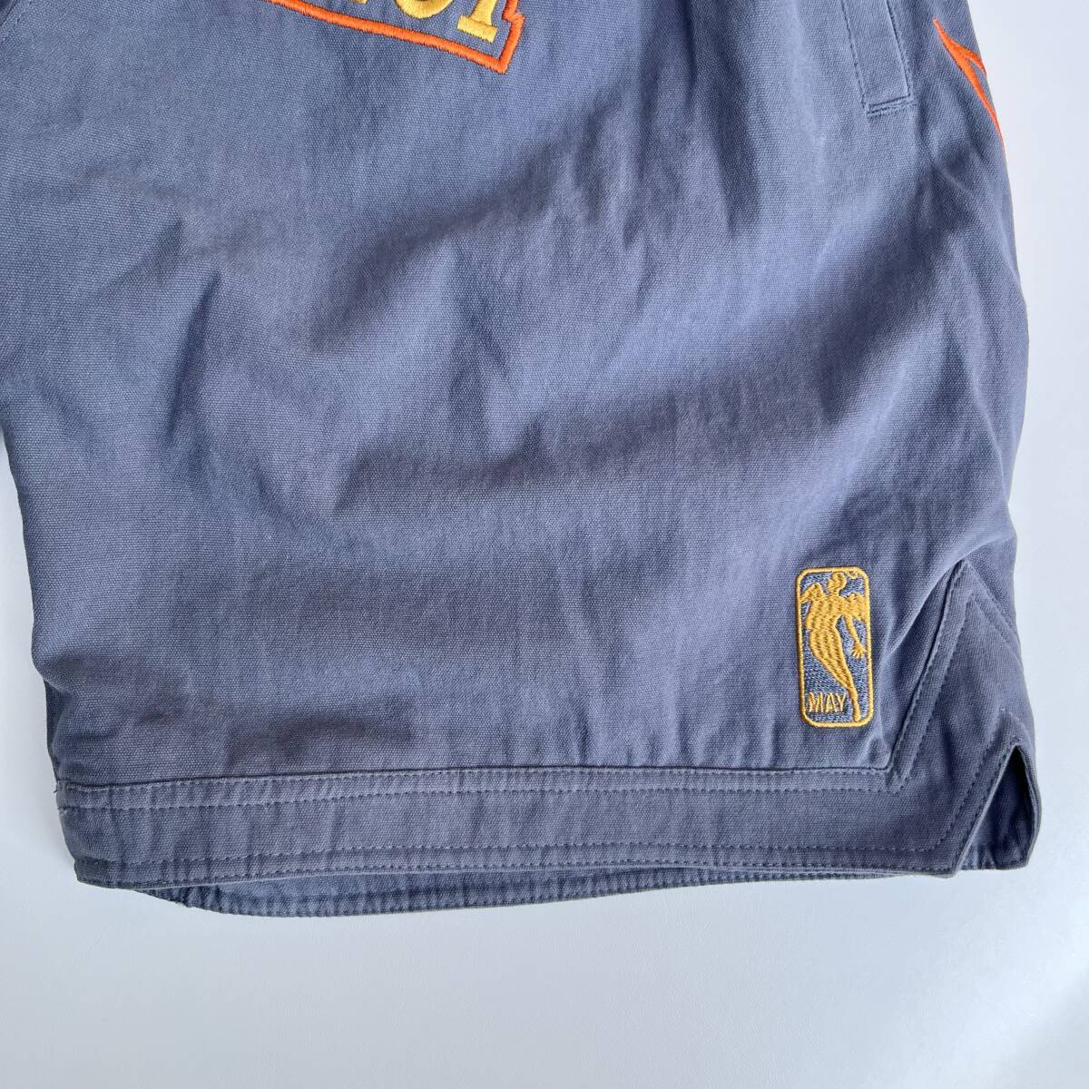 未使用品 MAYO メイヨー Lサイズ Thunder Embroidery Shorts ショーツ ハーフパンツ サンダー 刺繍 ネイビー 23MY-PT16 タグ付き