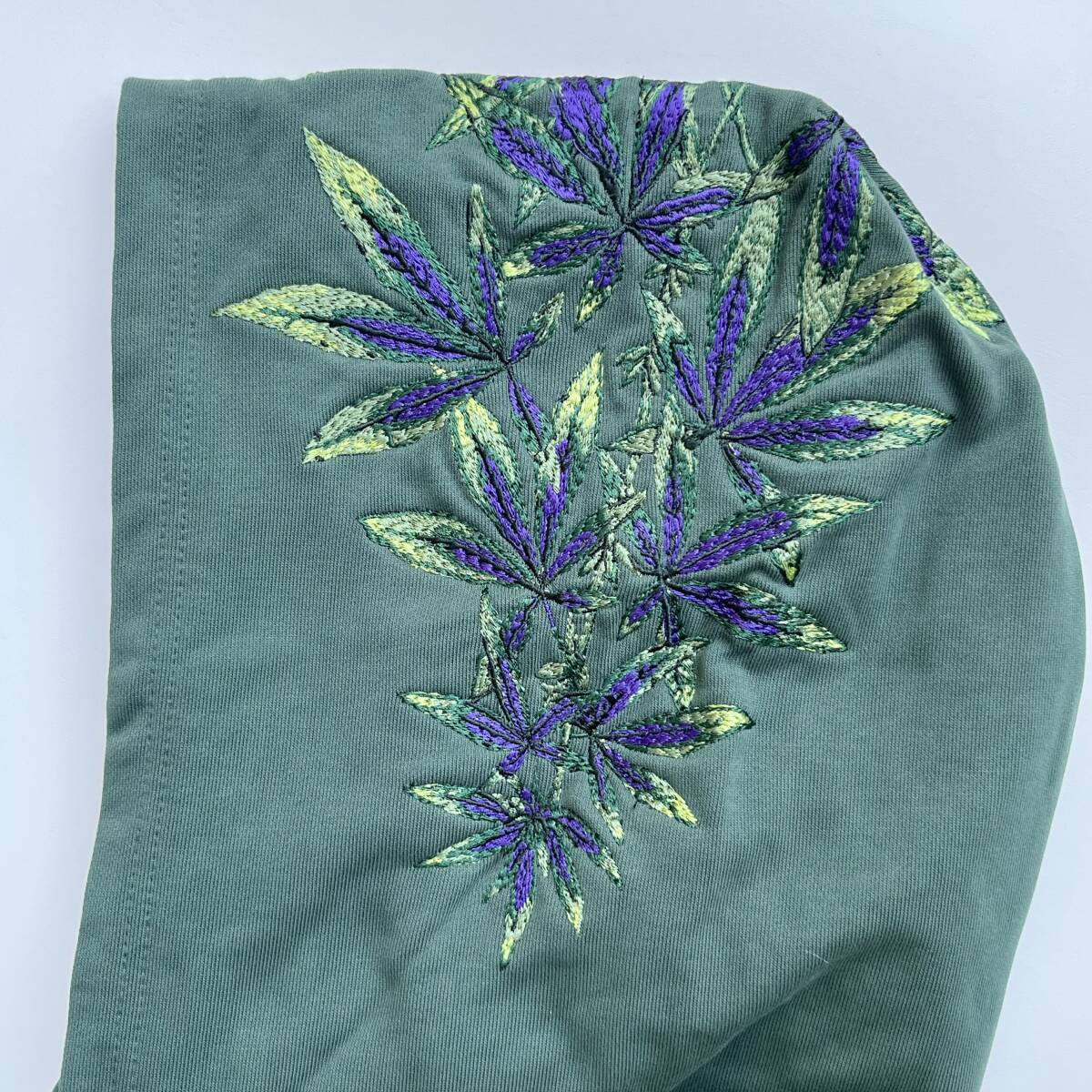 未使用品 MAYO メイヨー Lサイズ Devil Skull Embroidery Hoodie デビル スカル 刺繍 パーカー フーディ グリーン タグ付き