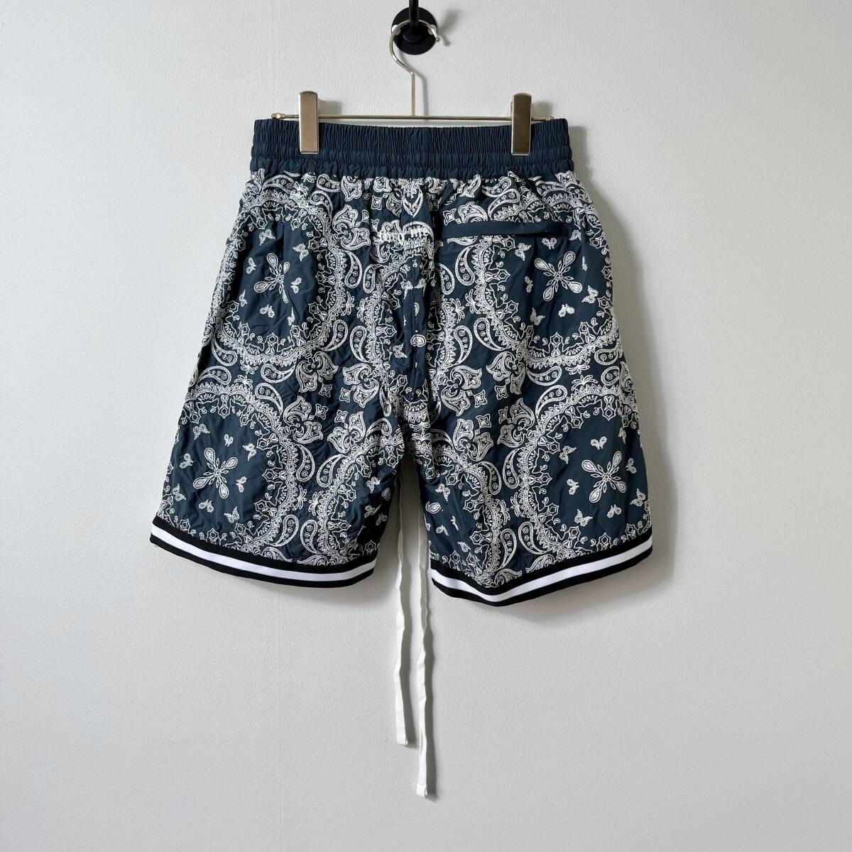 未使用品 MAYO メイヨー Lサイズ Paisley Embroidery Shorts ペイズリー ショーツ ハーフパンツ 刺繍 グリーン