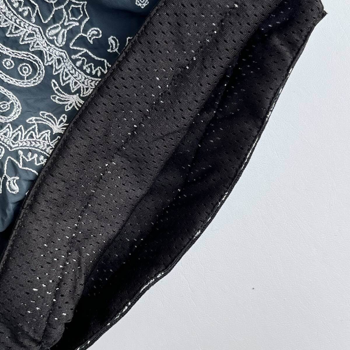 未使用品 MAYO メイヨー Lサイズ Paisley Embroidery Shorts ペイズリー ショーツ ハーフパンツ 刺繍 グリーン