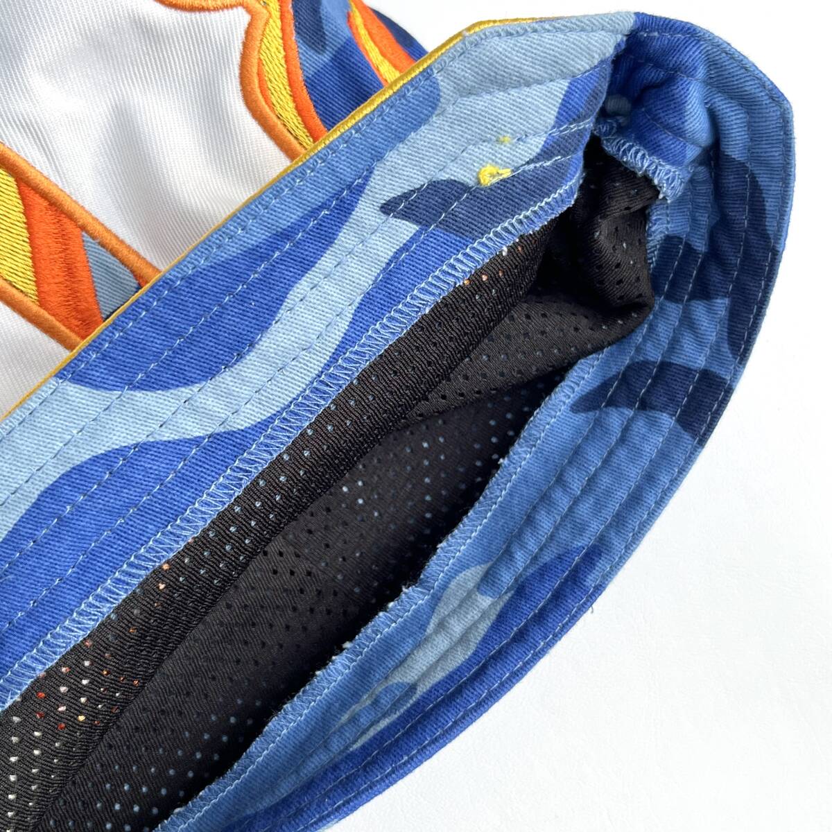 未使用品 MAYO メイヨー Lサイズ Fire Eagle Camo Embroidery Shorts ショーツ ハーフパンツ ファイヤー イーグル カモフラ 刺繍 ブルー