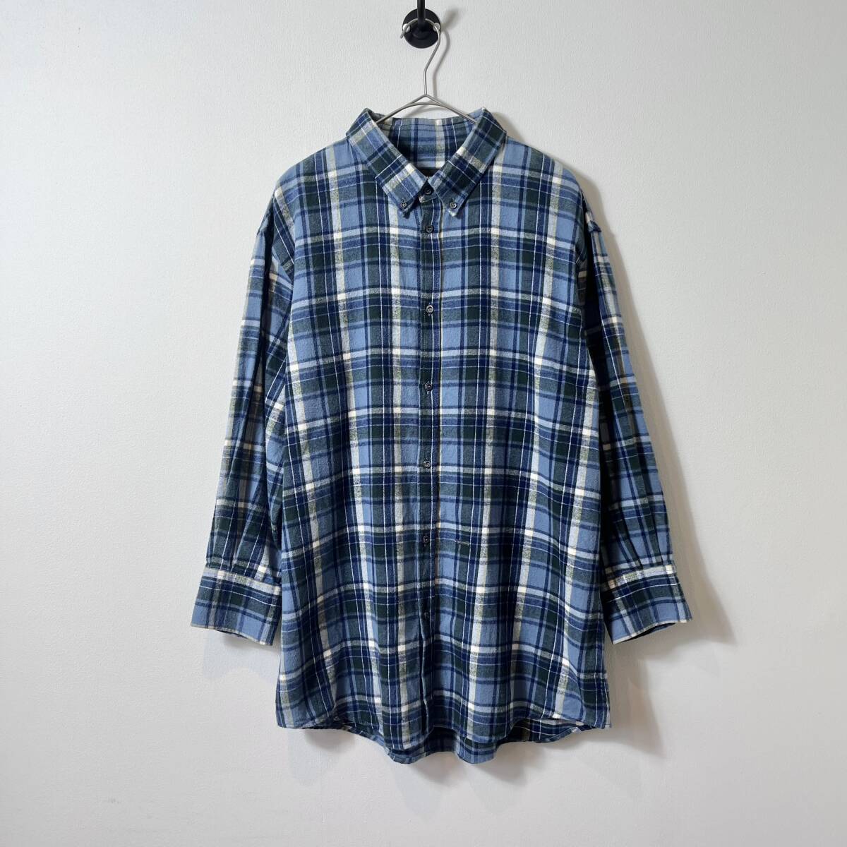 DSQUARED2 ディースクエアード サイズ52 Check Shirt チェックシャツ ネルシャツ フランネル ボタンダウン ブルー S –  QUIET