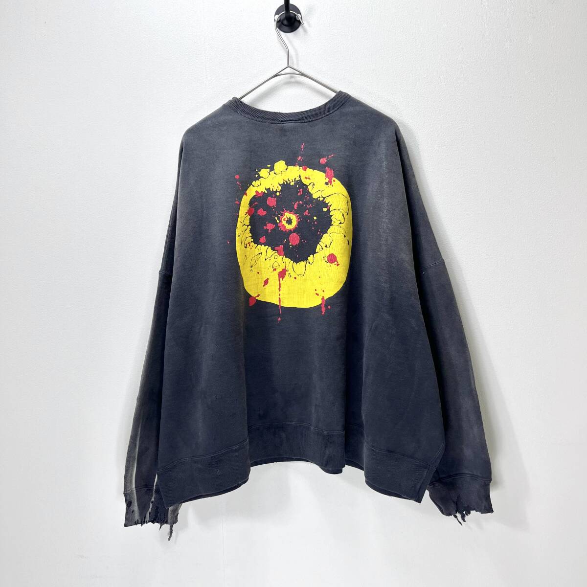 未使用品 SAINT Mxxxxxx セントマイケル Lサイズ Cactus Plant Flea Market クルーネック スウェット ヴィンテージ加工 SM-YS81-0000-C06